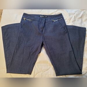 7th Ave NY & Co Women's Blue Dress Pants
